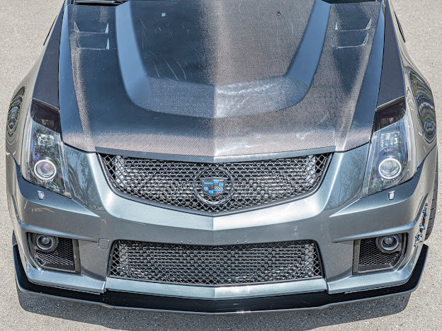 2009-2015 Cadillac CTS-V V2 | Basic Style Front Bumper Lip Splitter Ground Effects